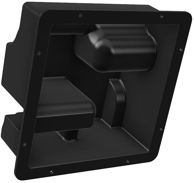Rendering of the SA25 3D printable mounting template
